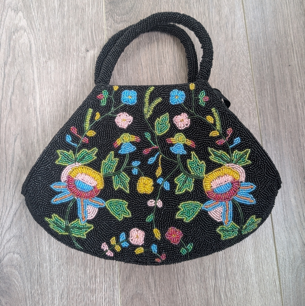 '90s Vintage Beaded Handbag